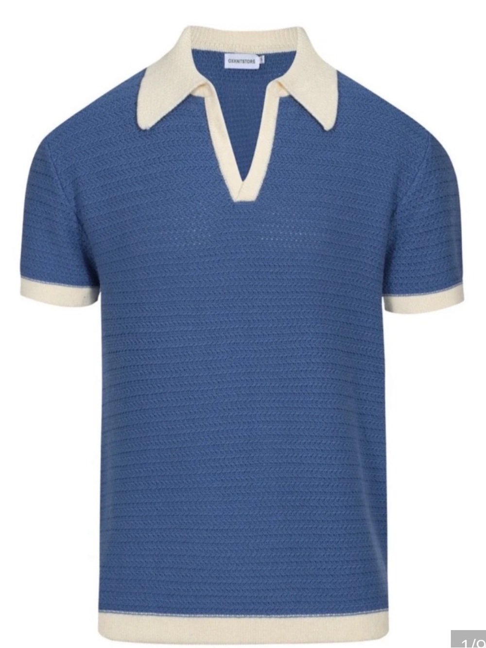 Men’s OxKnit 70s Throwback Shirt Sleeve Sweater